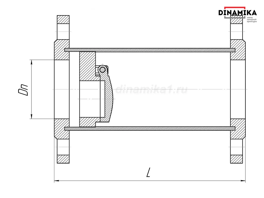 Обратный клапан 19с38нж Ду250 Ру16-160 фланцевый