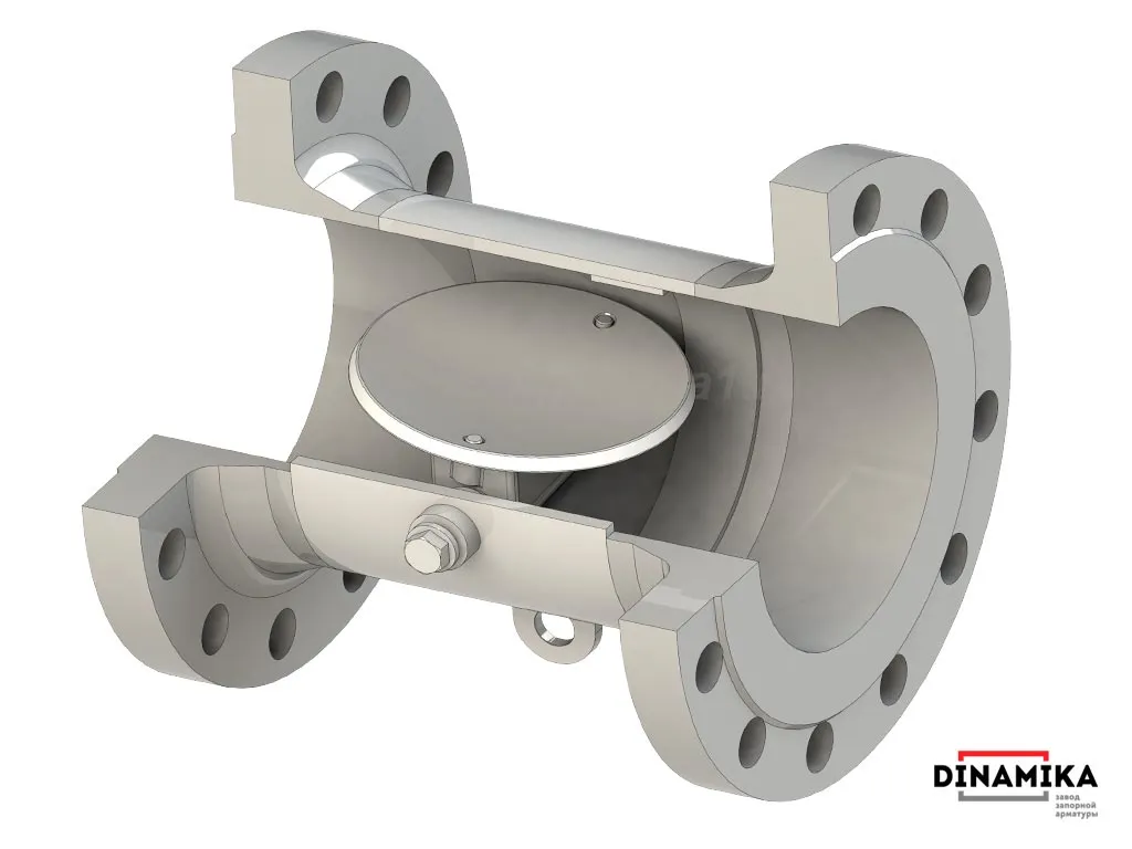 Обратный клапан 19с47нж Ду400 фланцевый